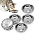 Cat Bowl MicoSim de aço inoxidável raso, 5 peças para comida e água Cat Bowl MicoSim de aço inoxidável raso, 5 peças para comida e água