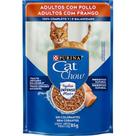 Cat Chow Sachê para Gatos Adultos Sabor Frango 85 g