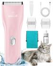 Cat Clippers oneisall Pet Clipper para cabelos emaranhados rosa Cat Clippers oneisall Pet Clipper para cabelos emaranhados rosa