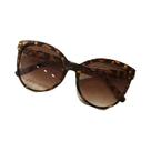 Cat Eye Sunglasses for Outdoor Driving, Oversize Frame Glasses, Sunshade Decoration, Proteção UV