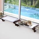Cat Perch Zakkart Easy Seat para peitoril de janela com design de rede