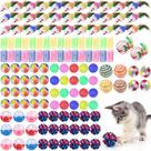 Cat Toys Shappy, pacote de 150 unidades para gatinhos a granel com brinquedos variados