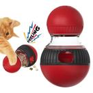 Cat Treat Dispensing Ball Toy Rolling Puzzle Feeder vermelho
