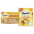 Cat Treats Temptations Birthday Lobster Beef, 180 g, pacote 10