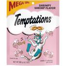 Cat Treats Temptations Classic, crocante e macio, camarão 180g