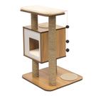 Cat Tree Catit Vesper Base Walnut com arranhadores