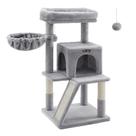 Cat Tree Feandrea Small Cat Tower com poleiro ampliado para gatos grandes