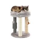 Cat Tree MECOOL 4 em 1 com arranhador, cama, brinquedos e escova