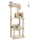 Cat Tree MUTTROS para Gatos Grandes - com Rede e Pelúcia