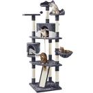 Cat Tree Yaheetech 200 cm de vários níveis com arranhões