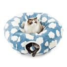 Cat Tunnel Bed LE SURE Lesure para gatos de interior com almofada