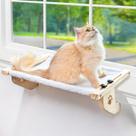 Cat Window Perch AMOSIJOY Cat Sill Window Hammock White