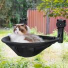 Cat Window Perch JUNSPOW, estábulo dobrável sem fio, 18 kg