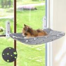 Cat Window Perch Zoratoo Glow in The Dark, sem fio, dobrável