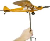 Cata-vento de avião Xinxu, decoração de cata-vento de metal