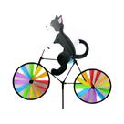 Catavento De Jardim 3D Criativo Com Desenho De Animal Em Bicicleta Para Decoração De Quintal