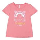 Cativa Kids Infantil Blusa Manga Curta C/ Lantejoulas Rosa