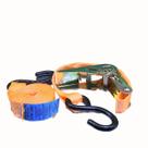 Catraca aço 4000kg Cinta Amarração 25mm Carga moto Jet Ski Barco sinta caminhão Cor Laranja