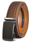 Catraca deslizante Belt BULLIANT para homens Tawny, cintura de 107 a 122 cm