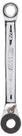 Catraca VIM Tools HBR3 com extremidade dupla, catraca hexagonal de 1/4