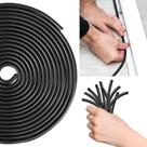Caulk Backer Rod U0U 1/8 polegada x 50 pés de borracha de espuma preta