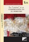 causa y la comprensión en el derecho, La