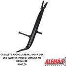 Cavalete apoio lateral nova cbx 250 twister (preto) compatível ao original.
