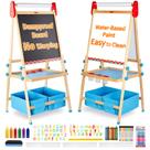 Cavalete artístico infantil FUNLIO Anti-Warping, 3 alturas, ajustável, azul Cavalete artístico infantil FUNLIO Anti-Warping, 3 alturas, ajustável, azul