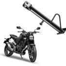 Cavalete Lateral Sem Borracha CB 300R Aço Tubular Reforçado Furado a Laser Preto Pro Tork CA-96HP