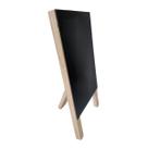 Cavalete Mini Lousa Tripé Preta Quadro Negro p/ Balcão, Propaganda 38x20cm Gv Office