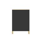Cavalete Mini Lousa Tripé Preta Quadro Negro p/ Balcão, Propaganda 38x20cm Gv Office
