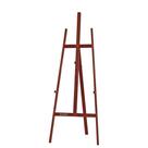Cavalete Porta Quadros Madeira Pinus Cor Mogno 1,50 Metros Referência 2404 SOUZA