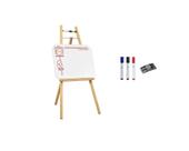 Cavalete Quadro Branco Infantil Com Ábaco 47X37 cm (Quadro) 94 cm (Altura) 36 cm (Pés) 7003 SOUZA + 3 Marcadores Sortidos Quadro Branco + 1 Apagador