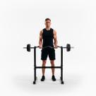 Cavalete Suporte para Barra SUPINO BICEPS Academia Estúdio Reforçado