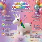 Cavalinho Unicórnio Upa Upa Inflável com Som Educativo para Crianças