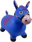 Cavalinho Upa Upa Brinquedo Pula Pula Musical Com Luz Borracha Resistente Inflável Azul