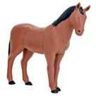 Cavalo Da Fazenda Realista 30 Cm Em Vinil Brinquedo Educativo Infantil Rural