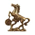 Cavalo De Latão Da Sorte Pisando Moedas, Ornamento De Mesa Feng Shui, Estatueta De Animal Do
