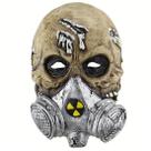 Caveira de radiação com máscara de gás para festas de Halloween e cosplay Caveira de radiação com máscara de gás para festas de Halloween e cosplay