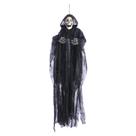 Caveira decor claus som/luz/movimento 109cm halloween