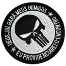 Caveira Deus Julgará Patch Bordado Termo Adesivo Para Camisa