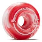 CCS Rodas de skate 52mm-56mm 100A, durômetro Red Swirl CCS Rodas de skate 52mm-56mm 100A, durômetro Red Swirl