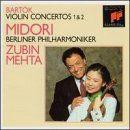 CD Bartók: Concertos para Violino nº 1 e 2 - Midori, Berlim Phil, Mehta