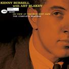 CD Blue Note em exibição no Five Spot Cafe Kenny Burrell