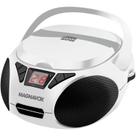 CD Boombox Magnavox MD6924 portátil de carregamento superior preto