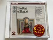 CD de áudio Philips The Best of Handel 2x CD Clássico