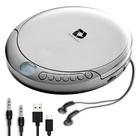 CD Player Deluxe Products Portátil Anti-Skip com fones de ouvido