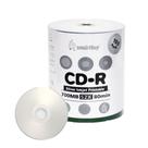 CD-R Smartbuy 700 MB/80 min 52x Silver Inkjet Hub imprimível x100