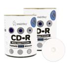 CD-R Smartbuy 700MB/80min 52x Hub de jato de tinta branco imprimível