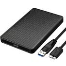 Cd usb 3.0 caixa de disco rígido móvel 2.5 polegadas sata caixa de disco rígido ssd tampa deslizante grade textura móvel